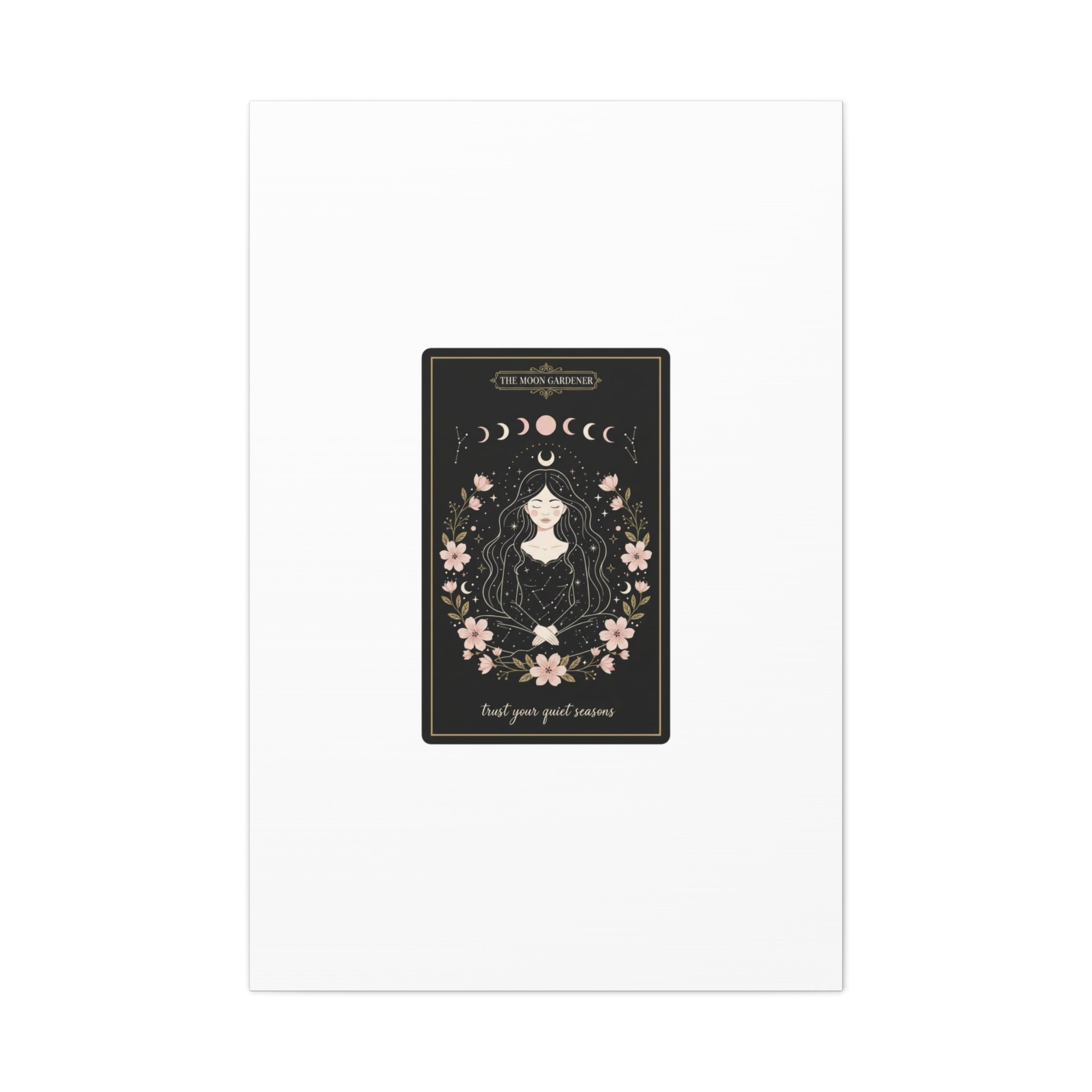 Celestial Tarot Line Art Canvas, modern tarot, celestial line art