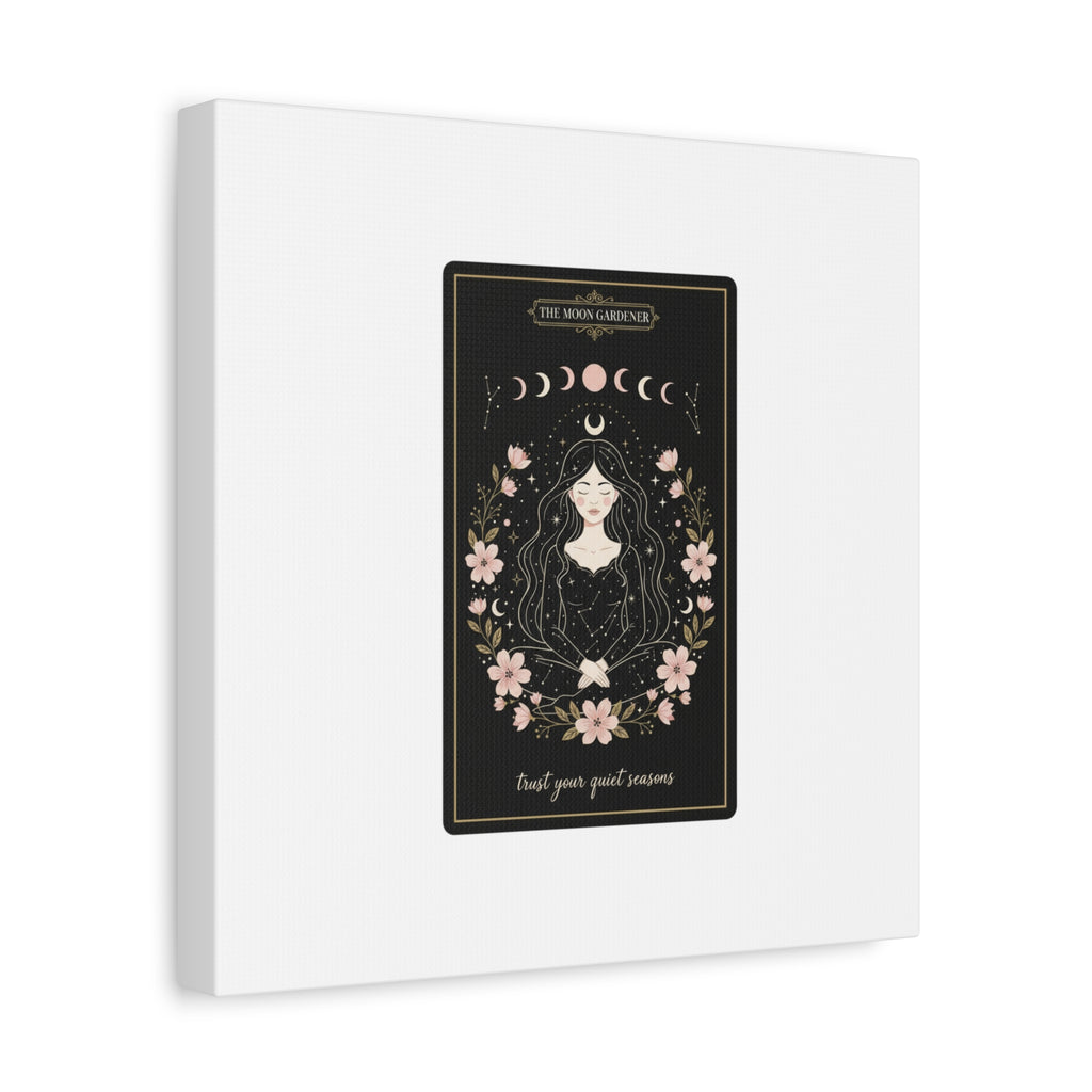Celestial Tarot Line Art Canvas, modern tarot, celestial line art