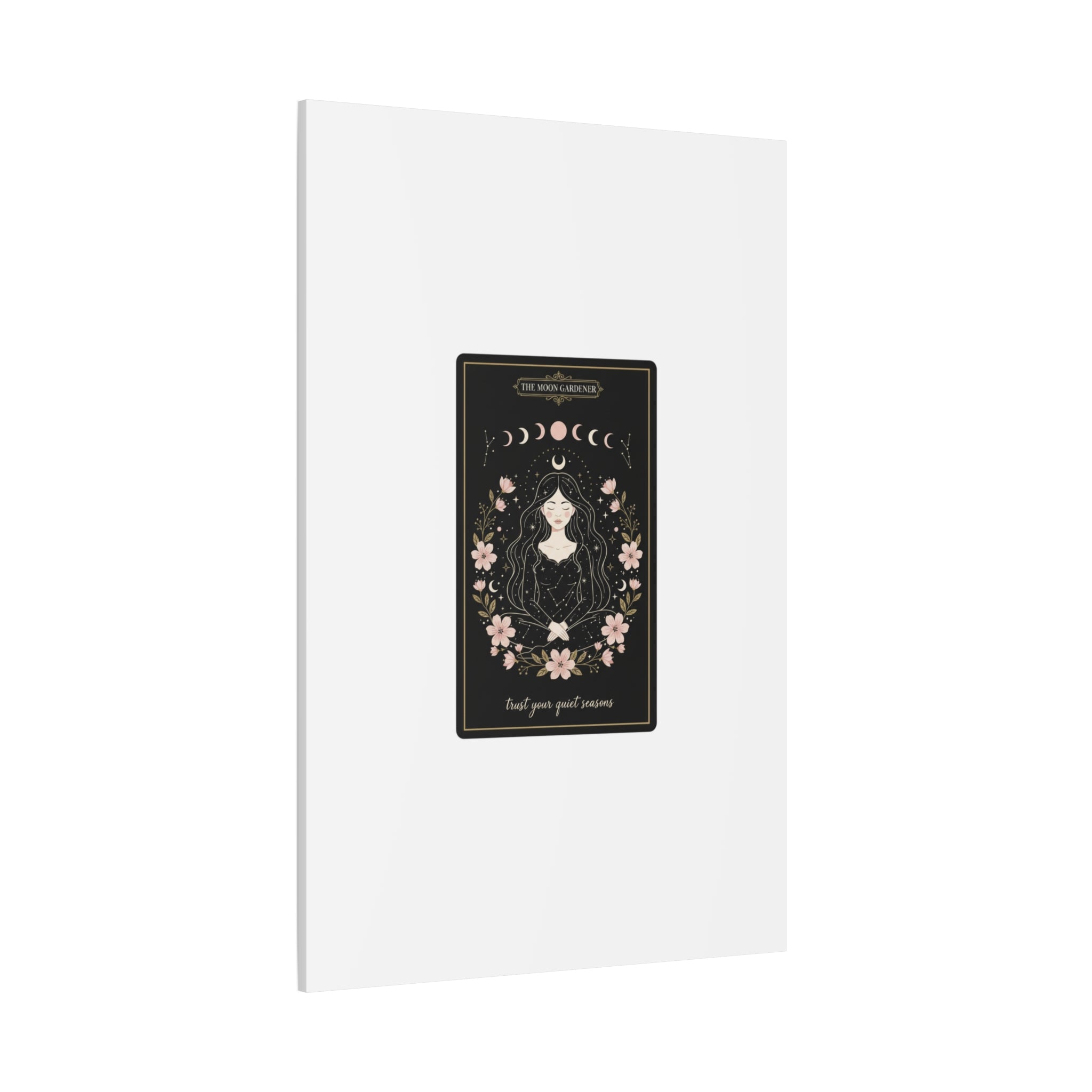 Celestial Tarot Line Art Canvas, modern tarot, celestial line art