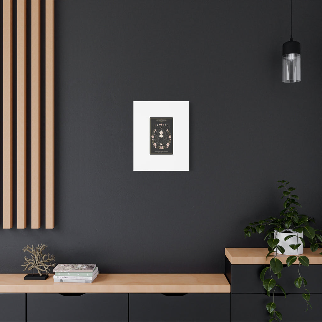 Celestial Tarot Line Art Canvas, modern tarot, celestial line art
