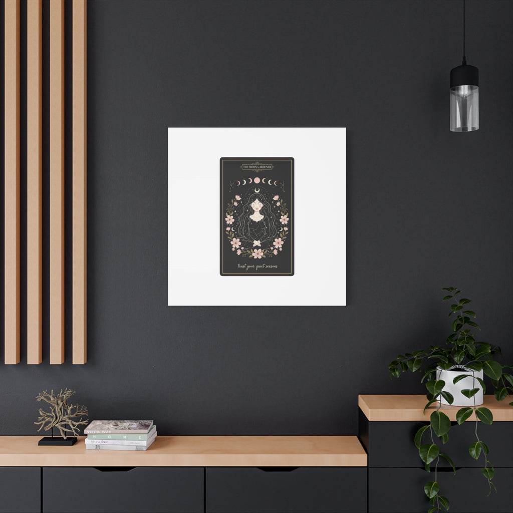 Celestial Tarot Line Art Canvas, modern tarot, celestial line art