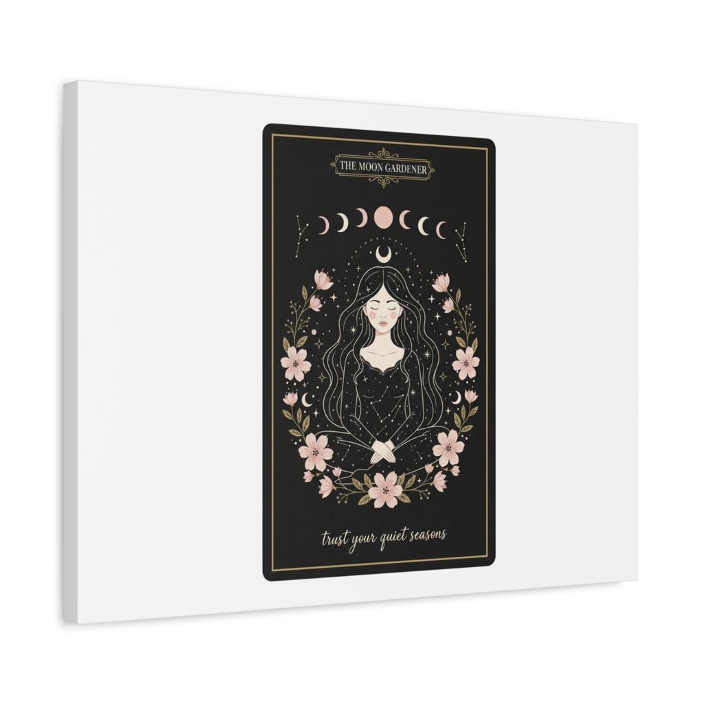 Celestial Tarot Line Art Canvas, modern tarot, celestial line art
