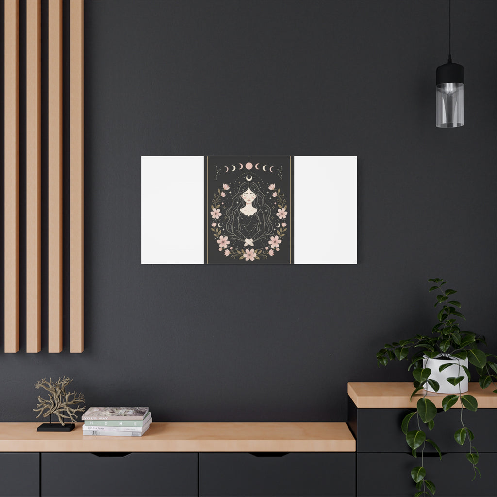 Celestial Tarot Line Art Canvas, modern tarot, celestial line art
