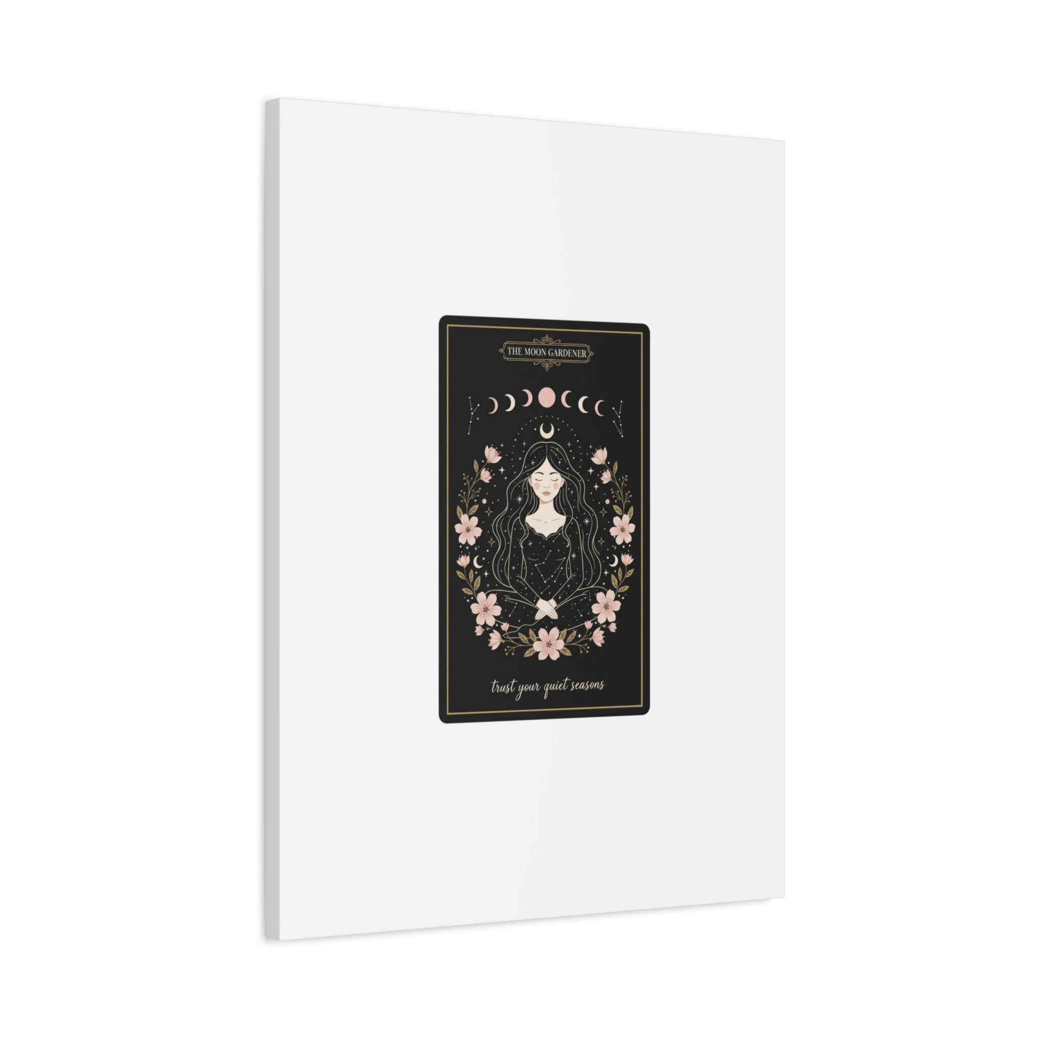 Celestial Tarot Line Art Canvas, modern tarot, celestial line art