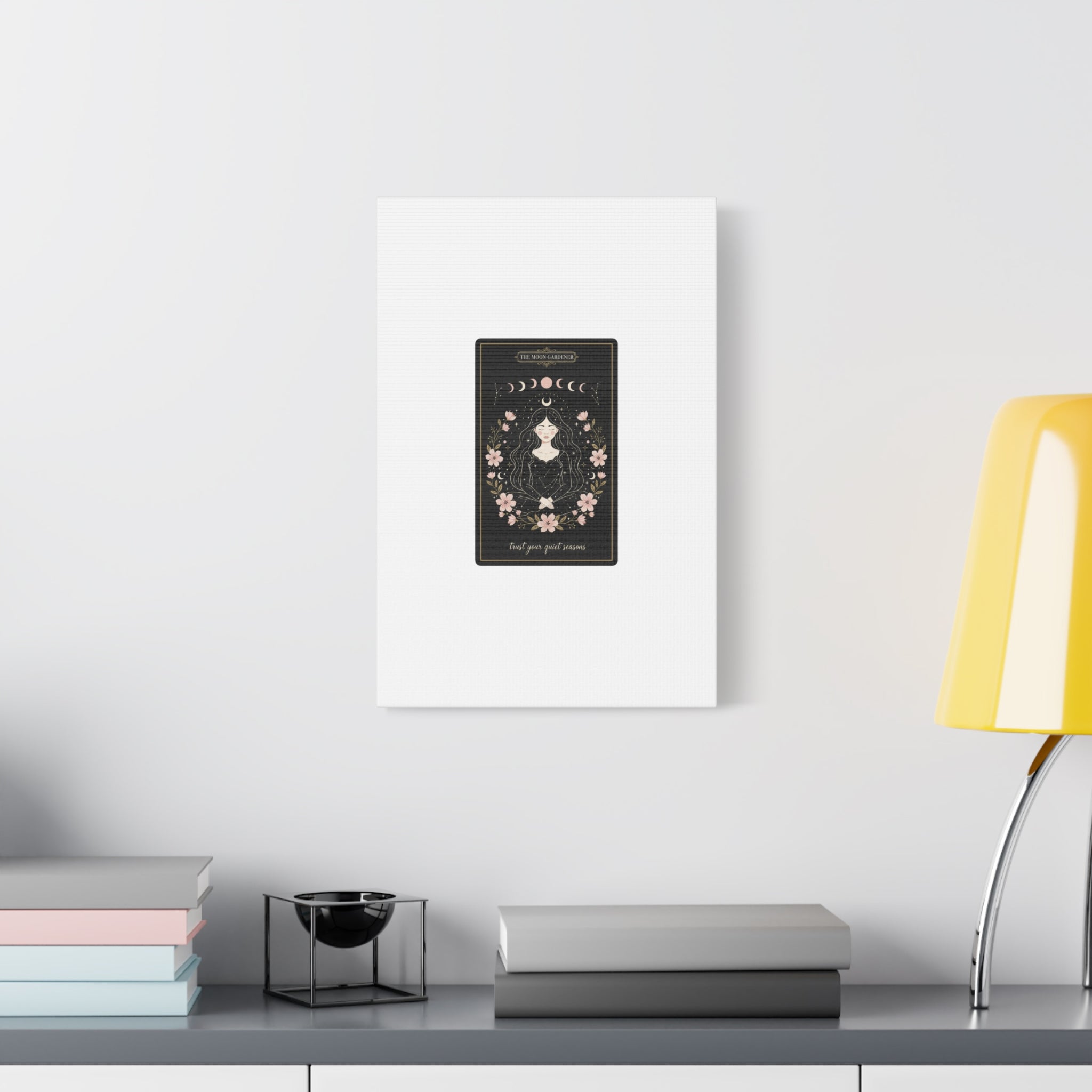 Celestial Tarot Line Art Canvas, modern tarot, celestial line art