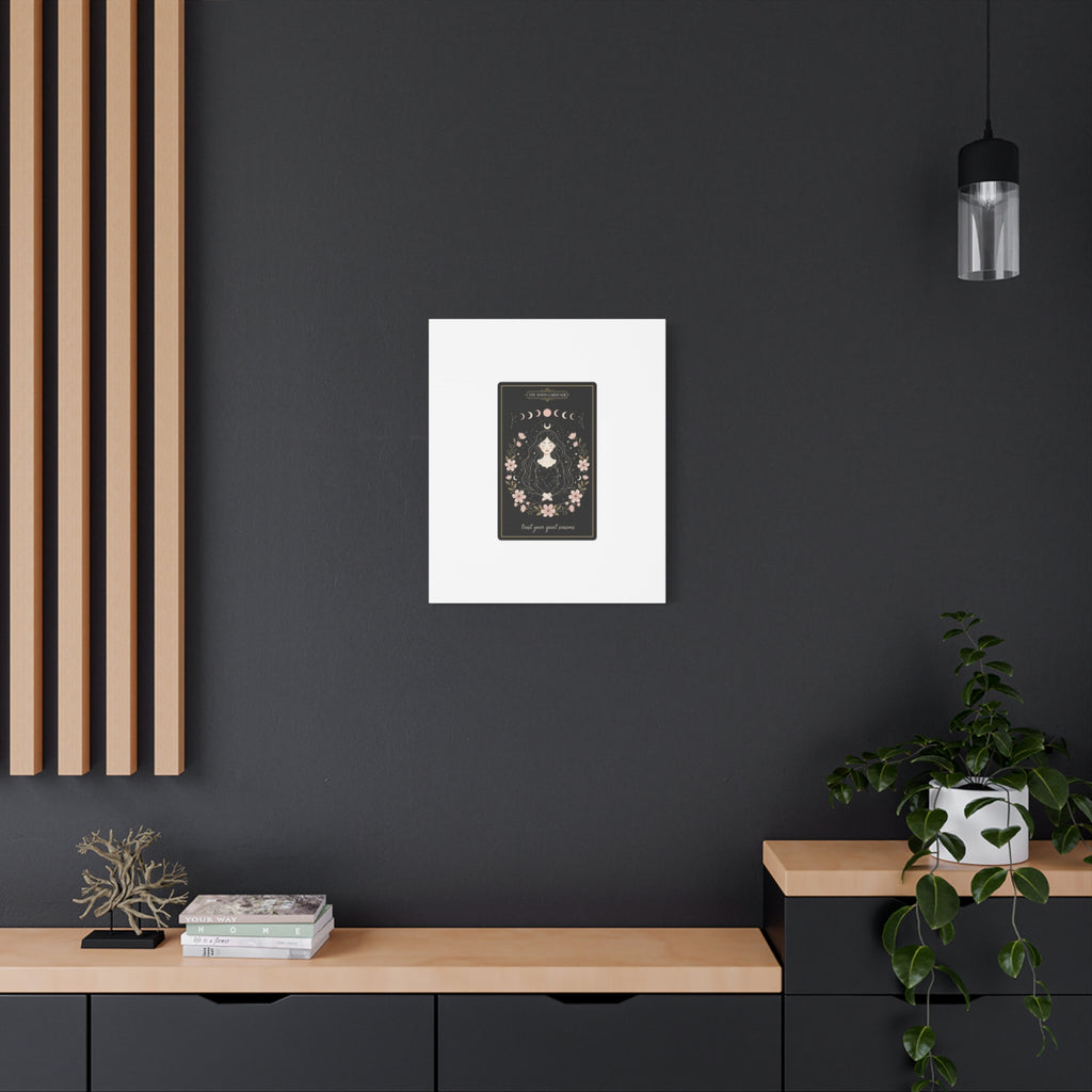 Celestial Tarot Line Art Canvas, modern tarot, celestial line art
