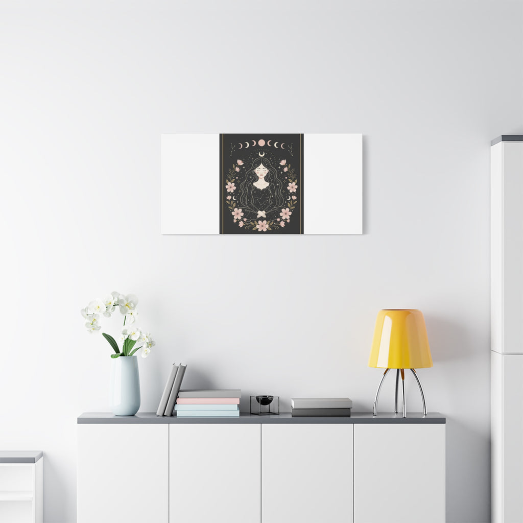 Celestial Tarot Line Art Canvas, modern tarot, celestial line art