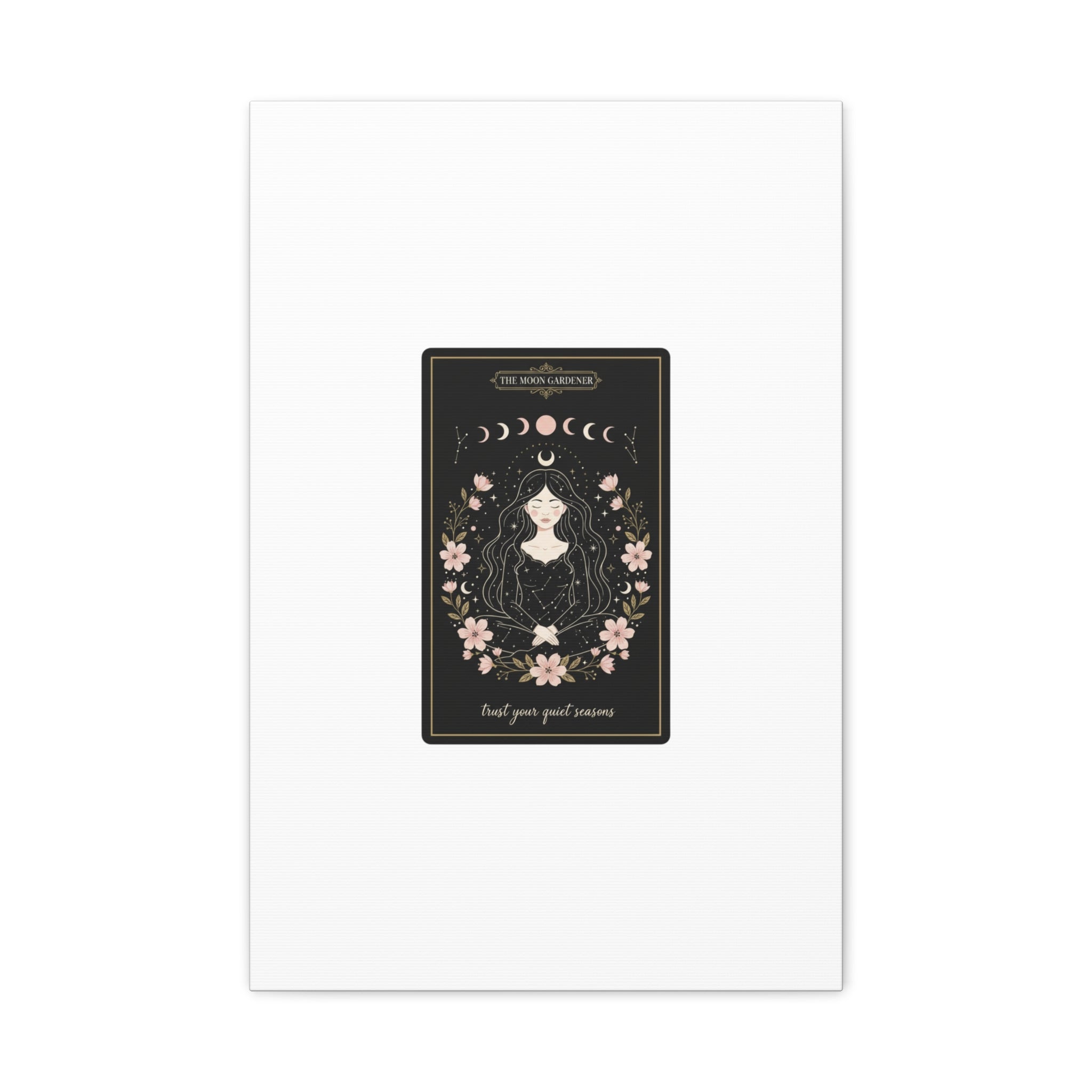 Celestial Tarot Line Art Canvas, modern tarot, celestial line art
