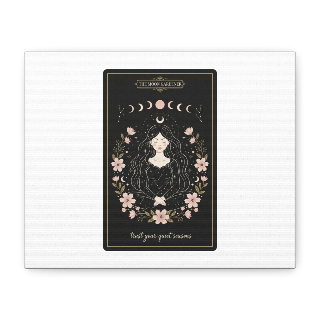Celestial Tarot Line Art Canvas, modern tarot, celestial line art