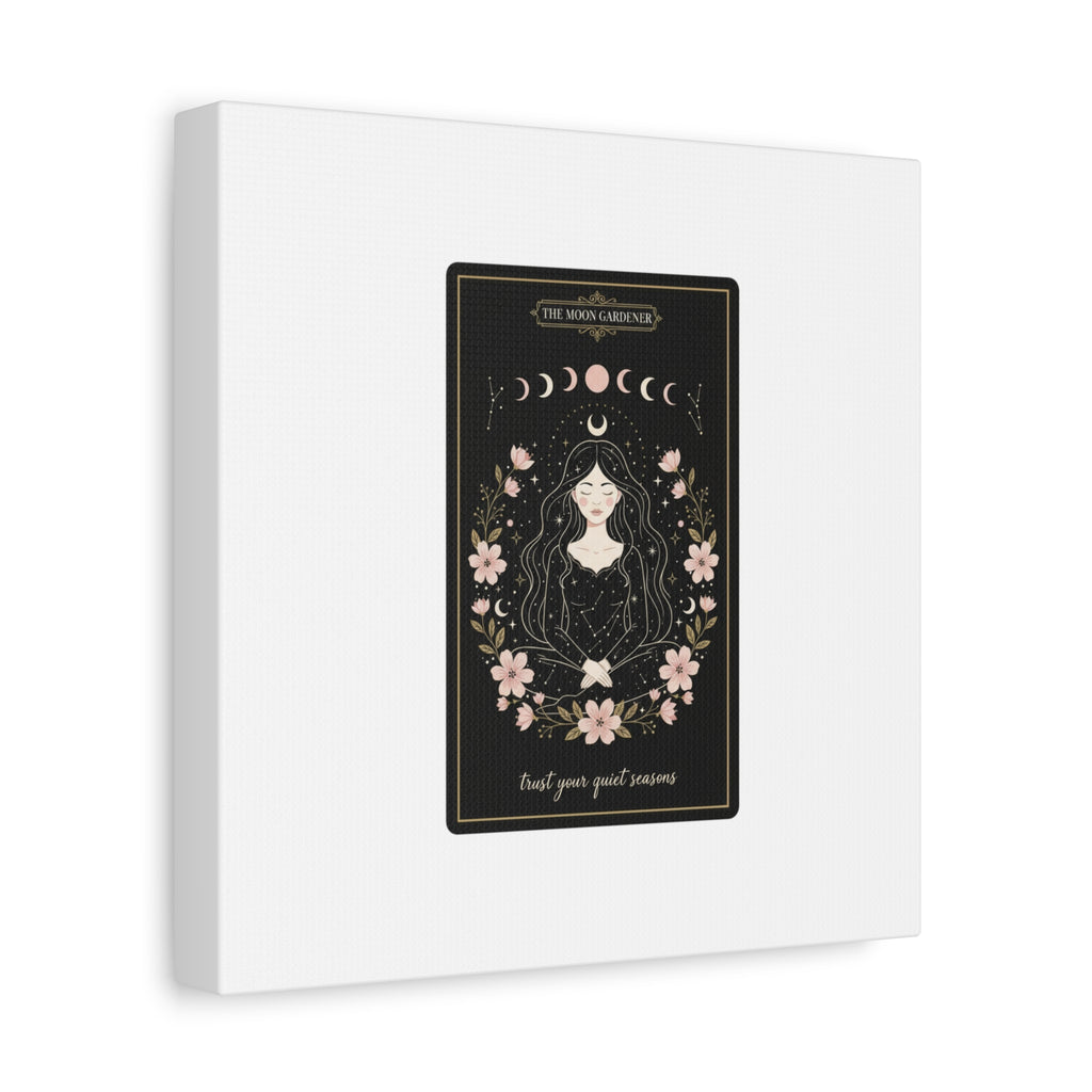 Celestial Tarot Line Art Canvas, modern tarot, celestial line art
