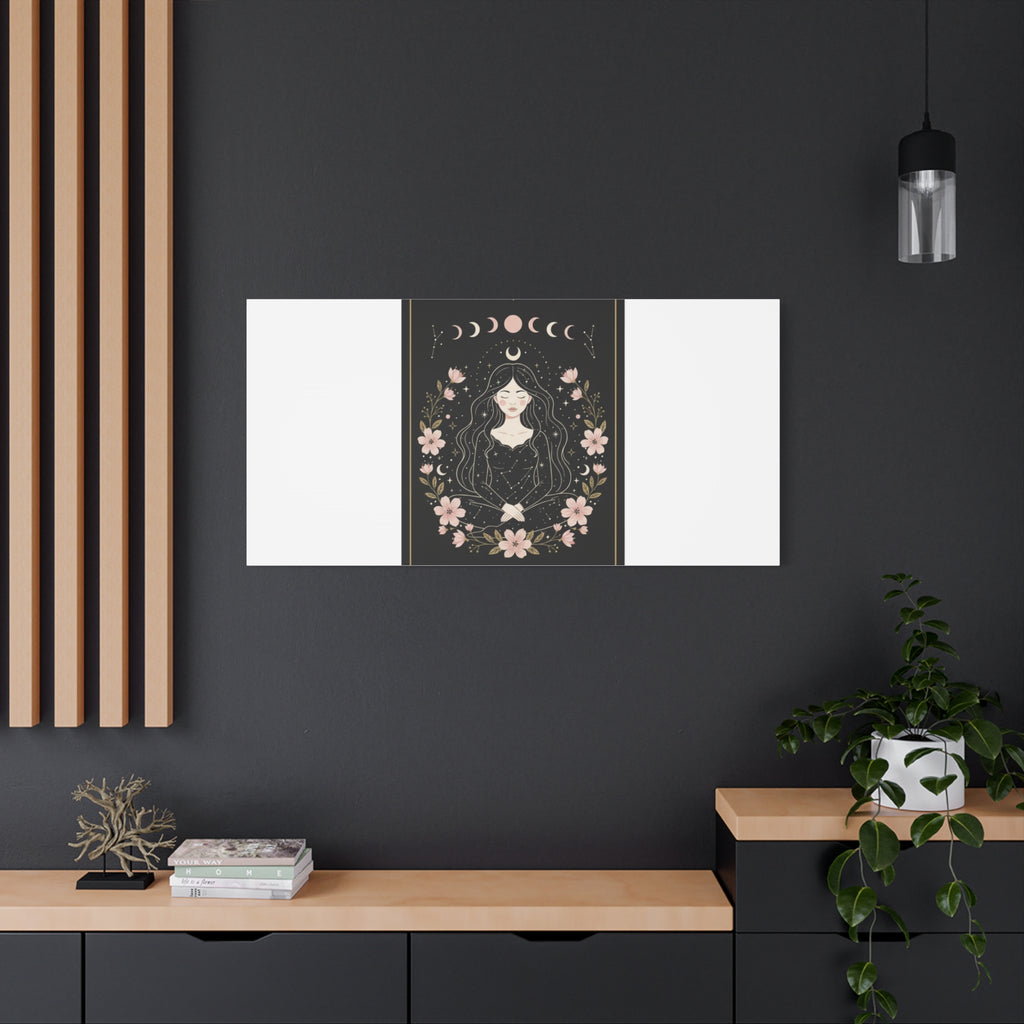 Celestial Tarot Line Art Canvas, modern tarot, celestial line art