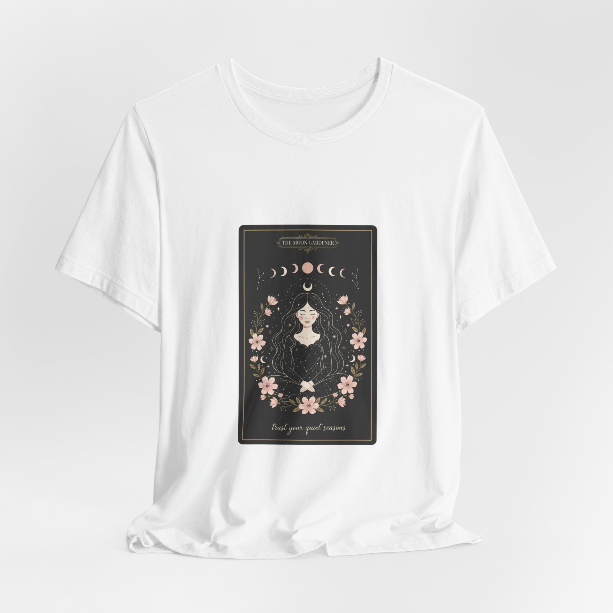 Celestial Line Art Tarot Tee | modern tarot, zodiac minimalist