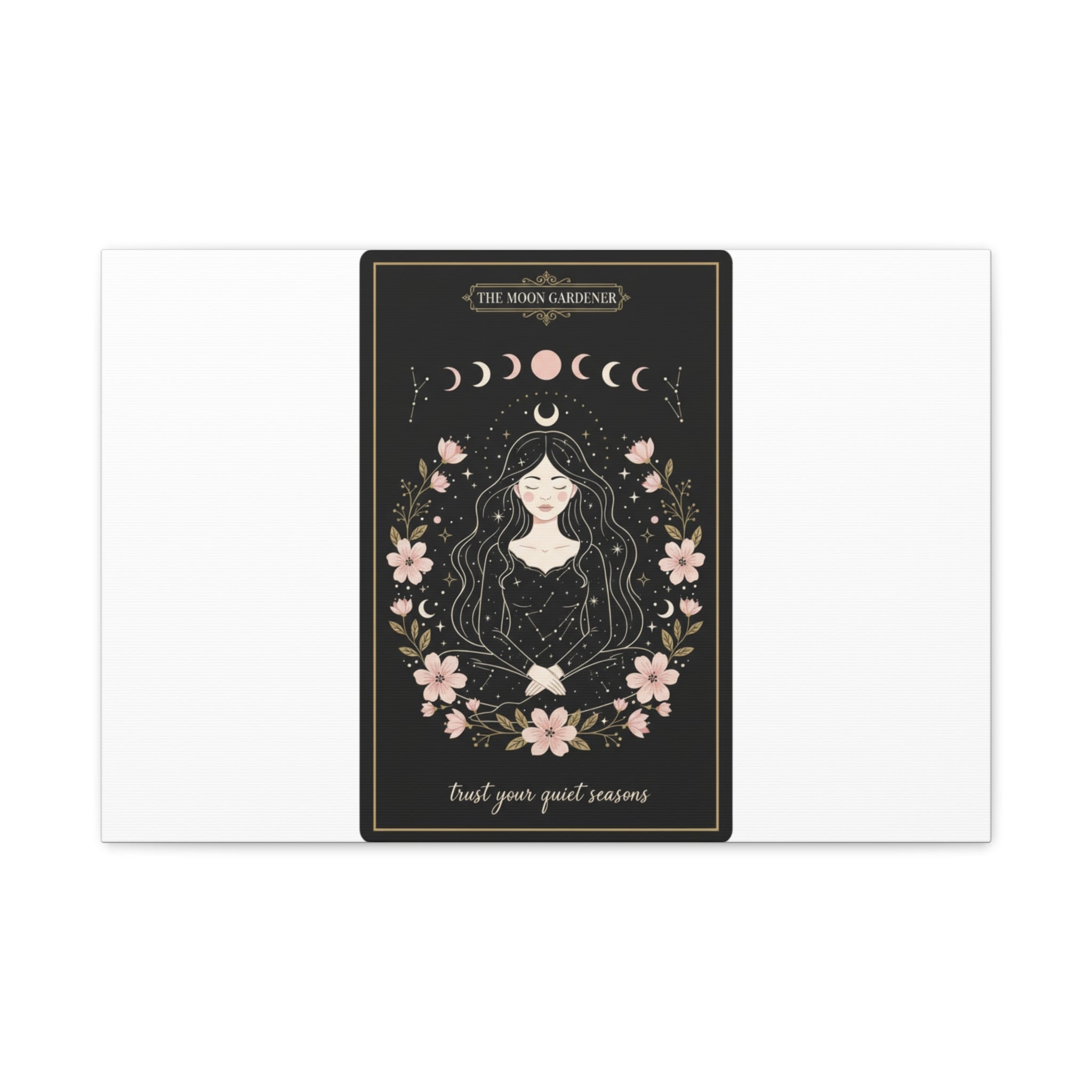 Celestial Tarot Line Art Canvas, modern tarot, celestial line art
