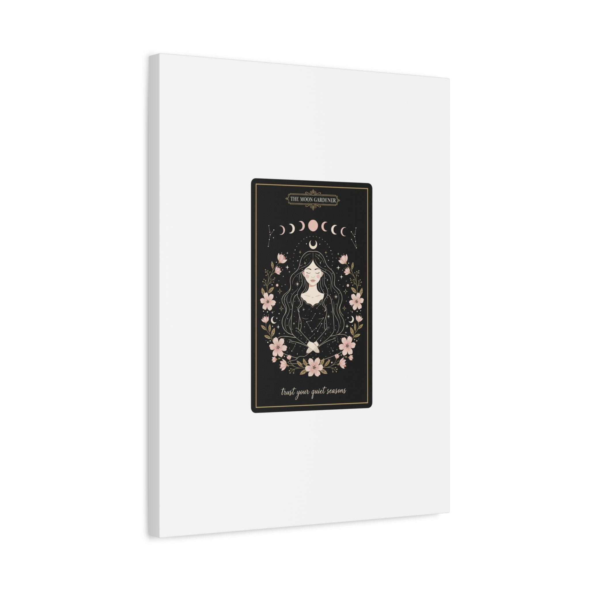 Celestial Tarot Line Art Canvas, modern tarot, celestial line art