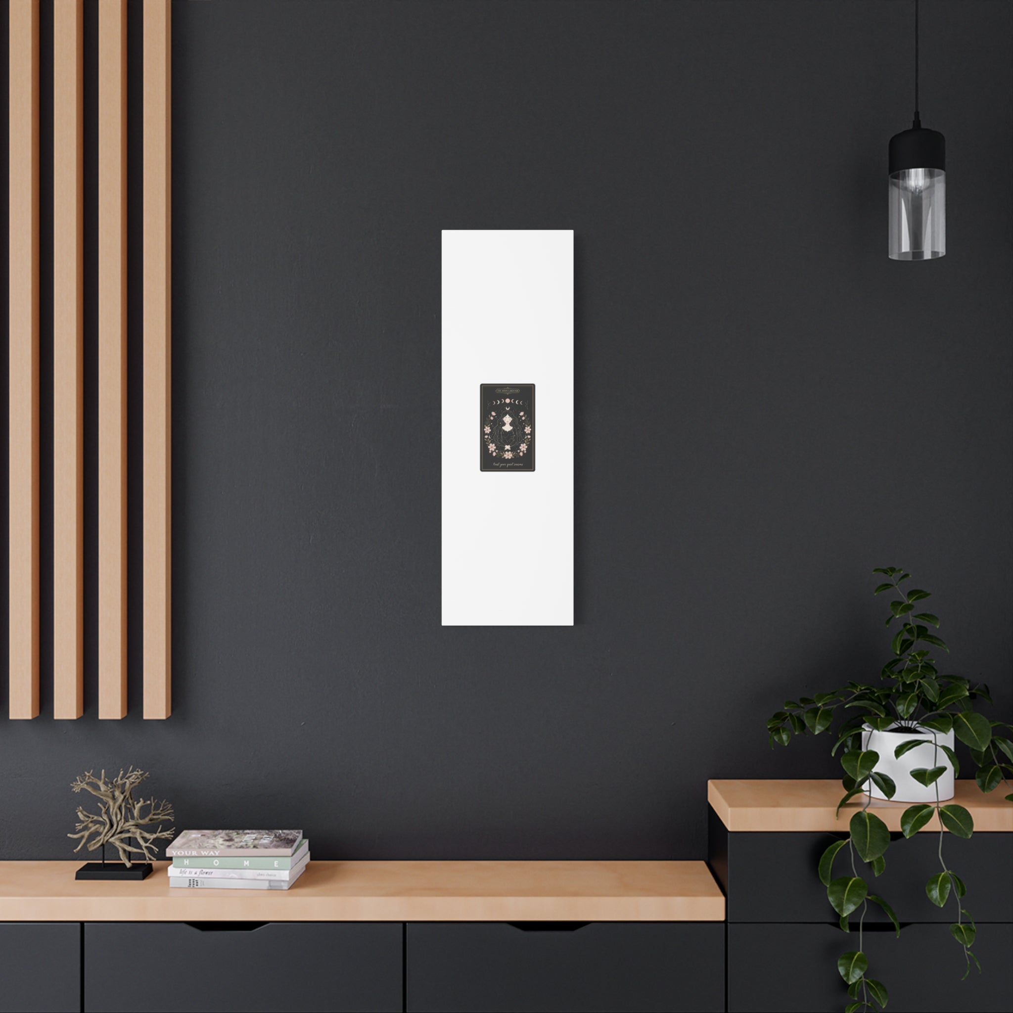 Celestial Tarot Line Art Canvas, modern tarot, celestial line art