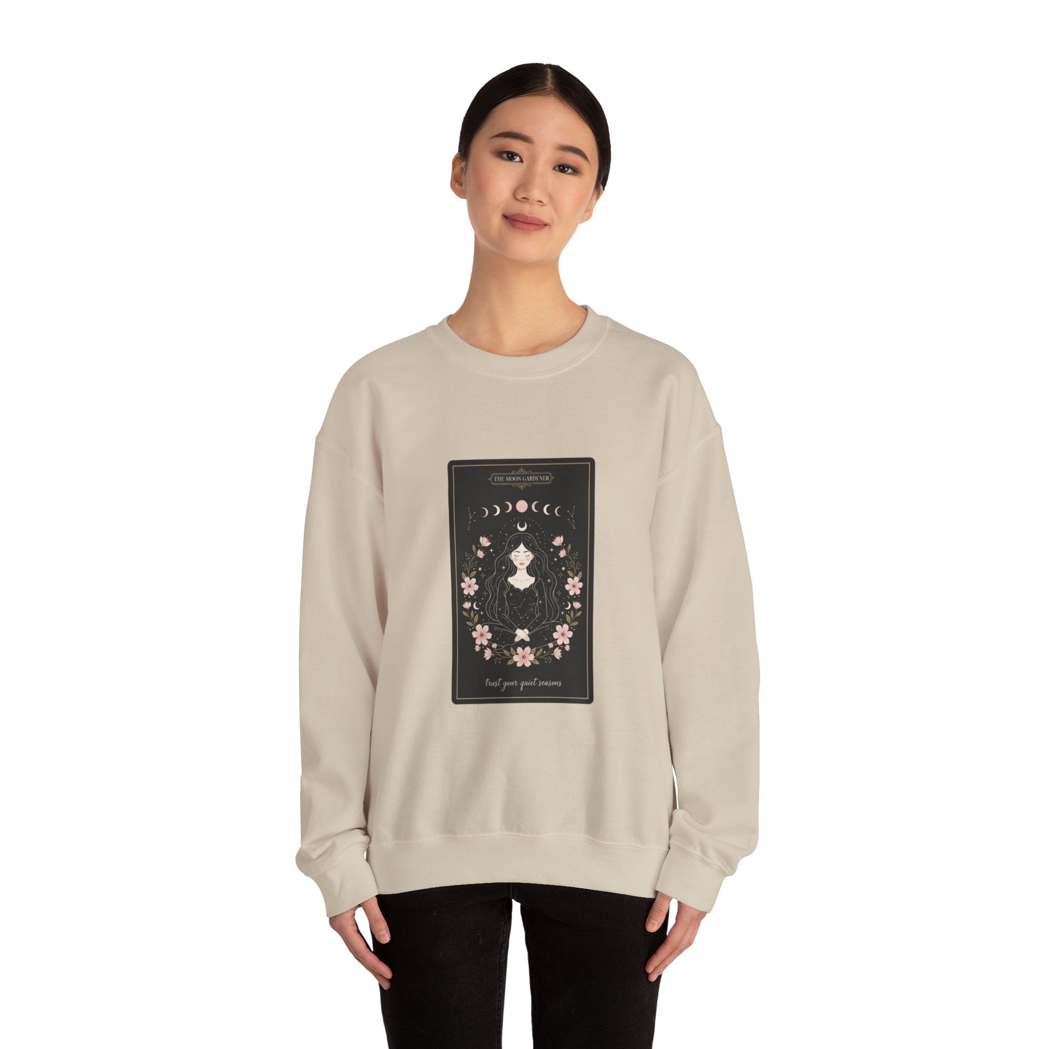 Celestial Line Art 'The Seer' Sweatshirt | modern tarot, zodiac minimalist