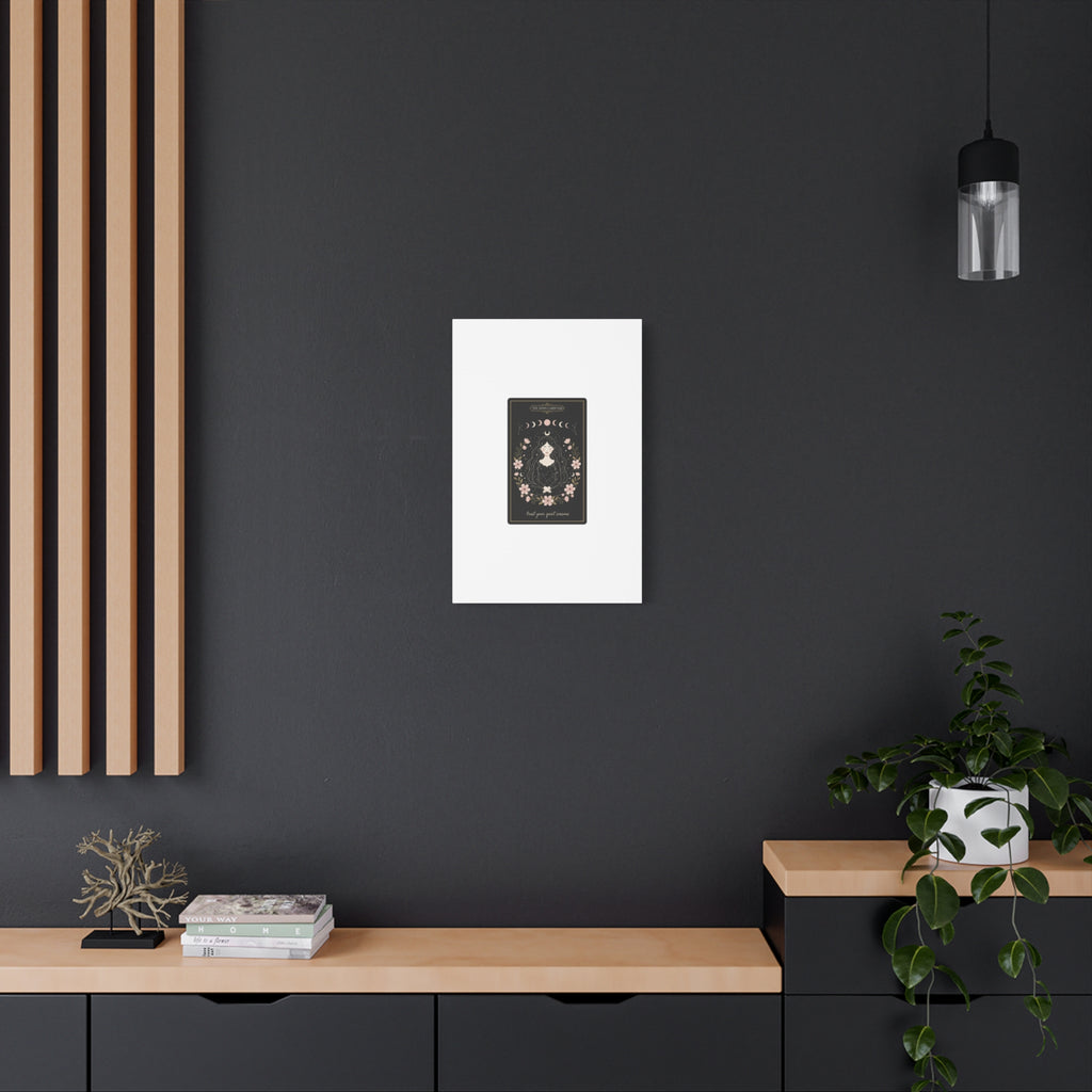 Celestial Tarot Line Art Canvas, modern tarot, celestial line art