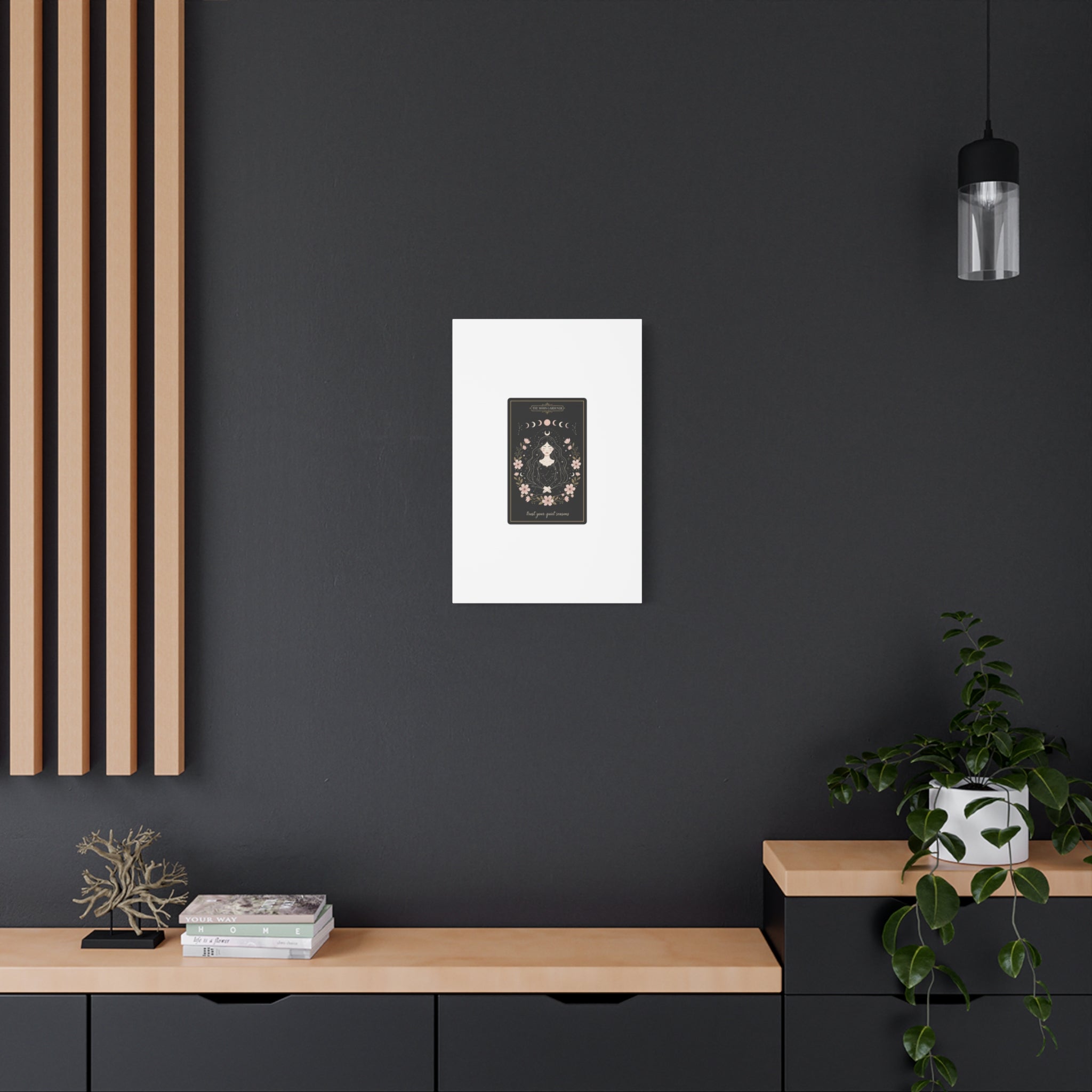 Celestial Tarot Line Art Canvas, modern tarot, celestial line art