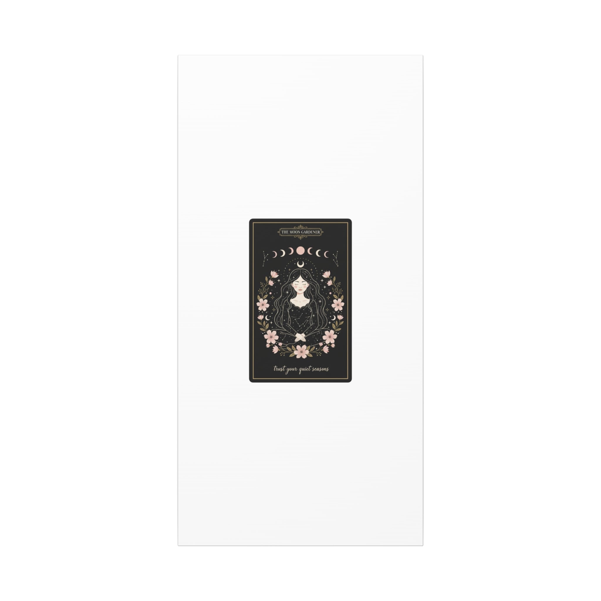 Celestial Tarot Line Art Canvas, modern tarot, celestial line art