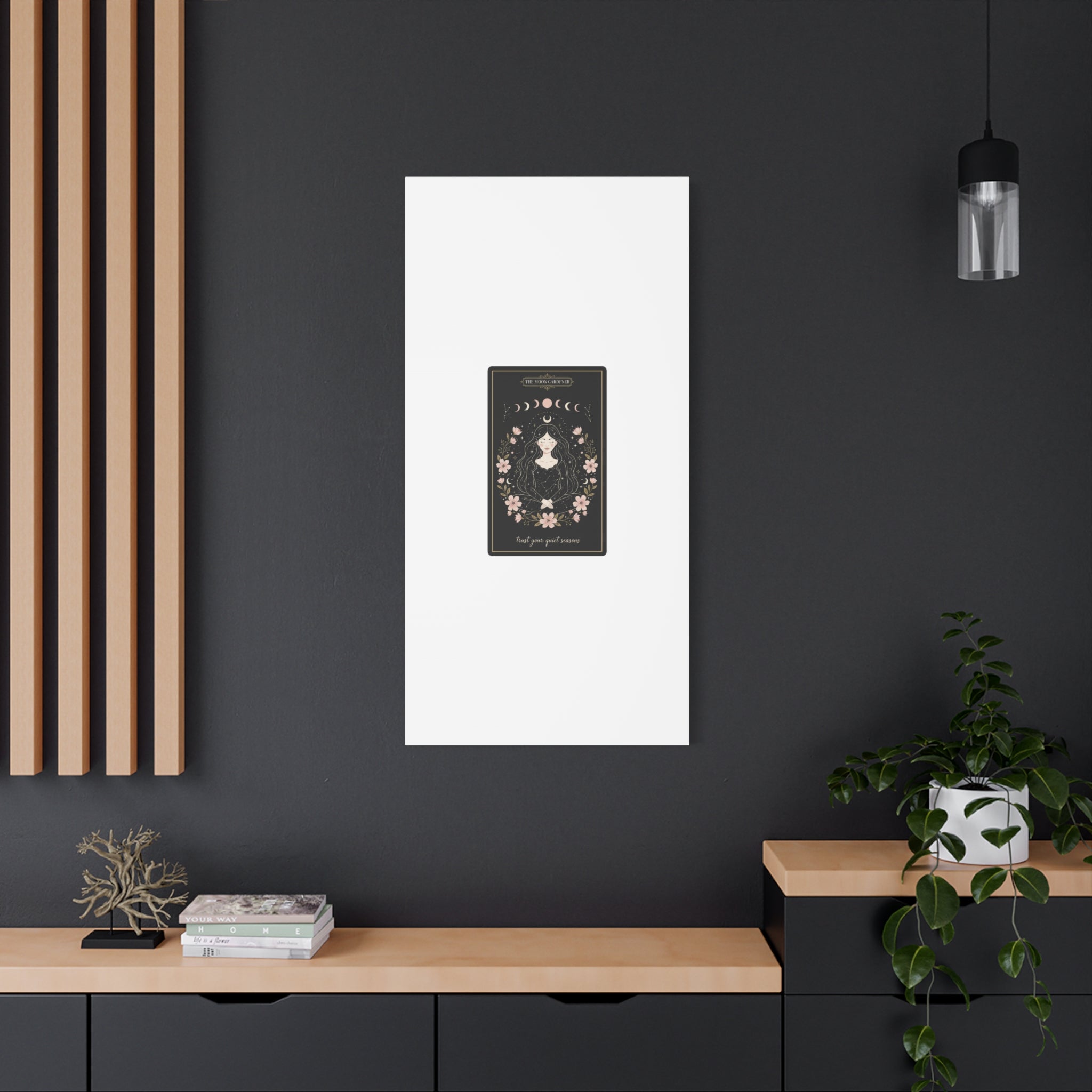 Celestial Tarot Line Art Canvas, modern tarot, celestial line art